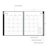 Planning Calendar BS Enterprise PP 8x10 RY26 Monthly Safety Wirebound -