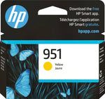 HP 951 Yellow Standard Yield Ink Cartridge, Prints Up to 700 Pages (CN052AN#140)