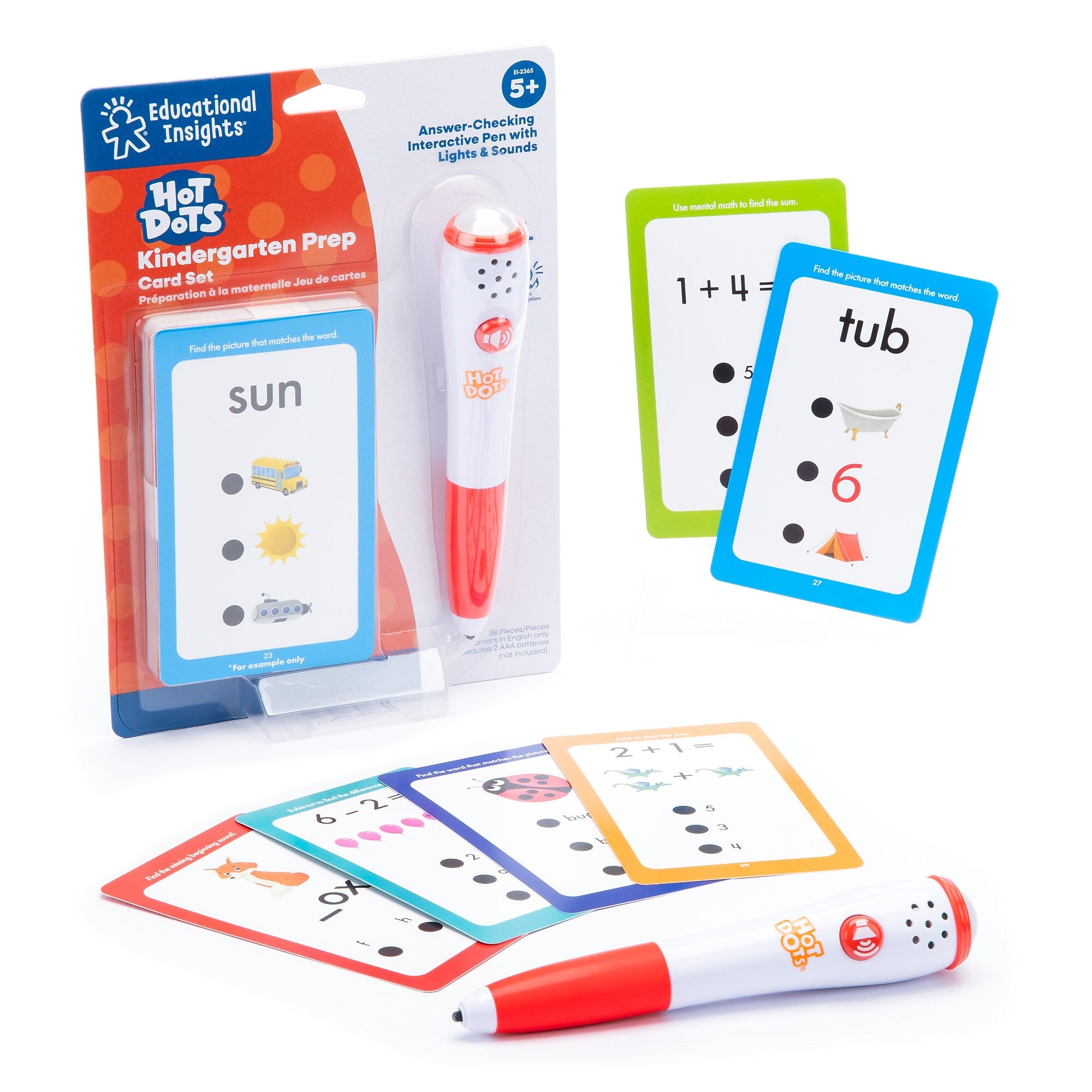 Educational Insights Hot Dots Kindergarten Prep Set