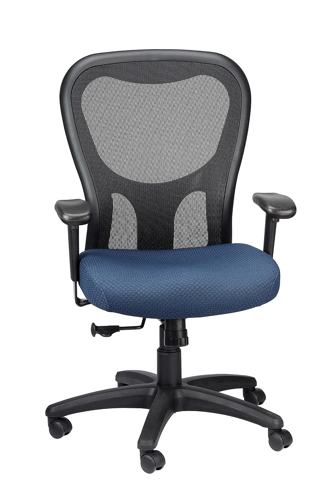 Tempur-Pedic Ergonomic Fabric/Mesh Swivel Task Chair, Navy/Black (TP9000-C-NVY)