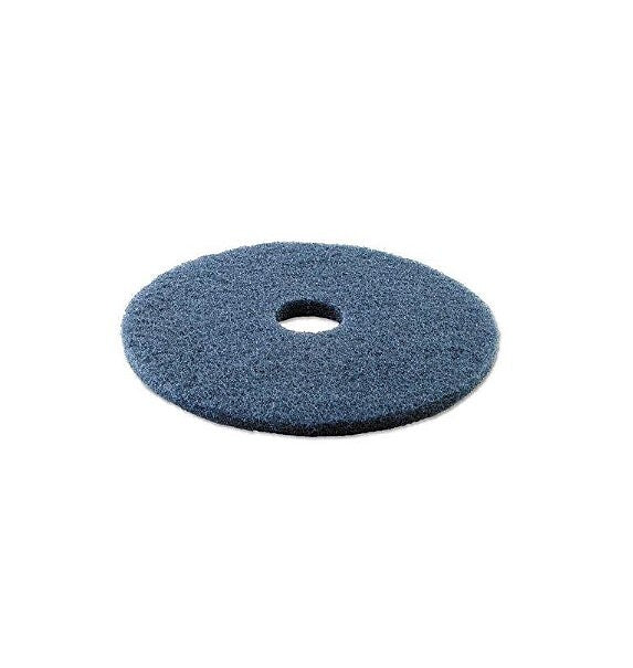 Premiere® Floor Pads, Scrubbing, 17" Diameter, Blue