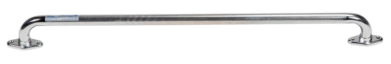 Dynarex Rotating Flange Knurled Grab Bar, 24" Inches, Chrome (10314)