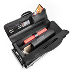 Bugatti Warren Briefcase, Laptop Compatible, Rolling, Black (BZCW307-Black)