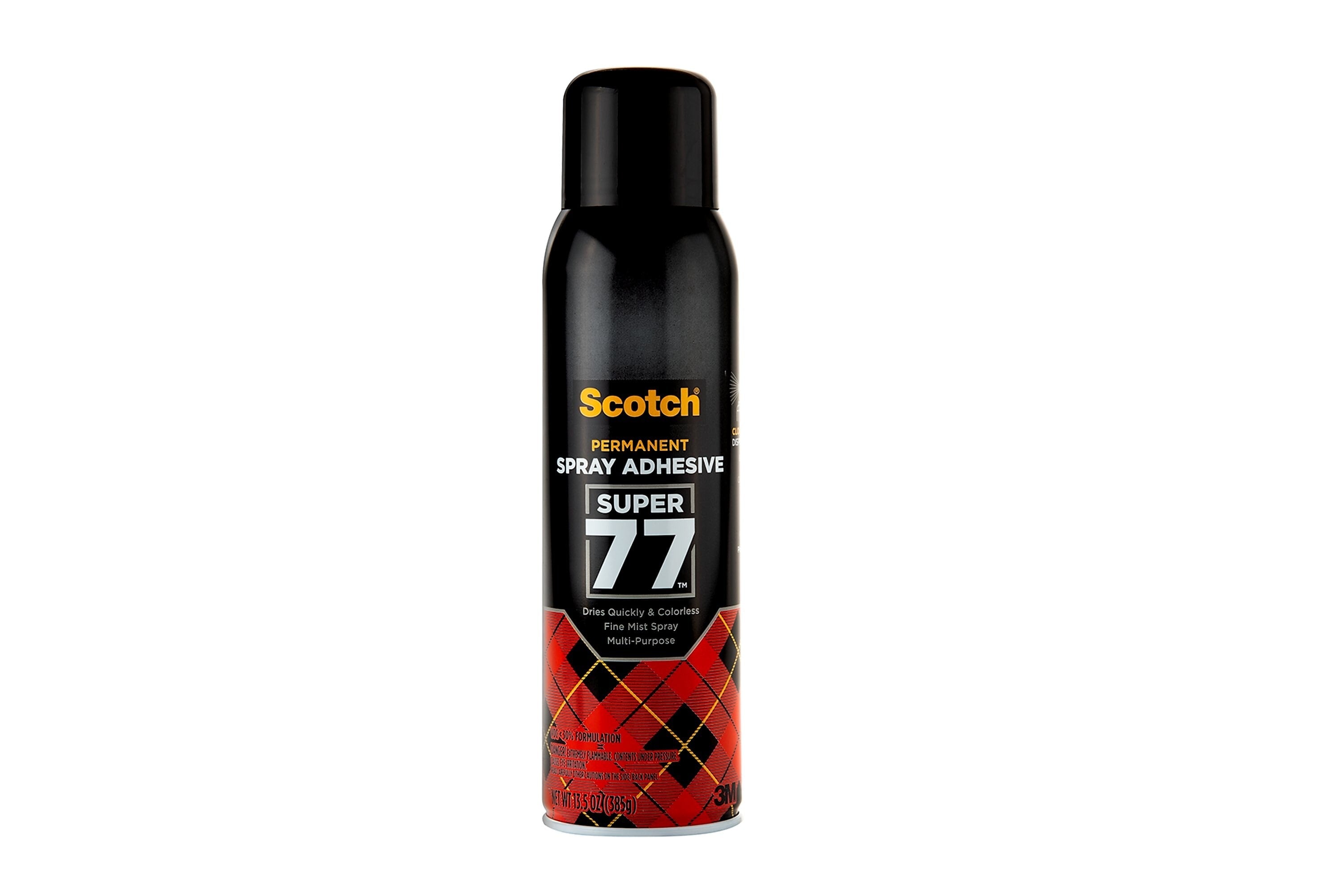 Scotch Super 77 Multi-Purpose Adhesive, 13.5 oz., Clear (SUPER77)