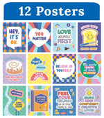 Carson Dellosa Education We Stick Together 8.5" x 11" Decorative Mini Posters 12/pack (106077)