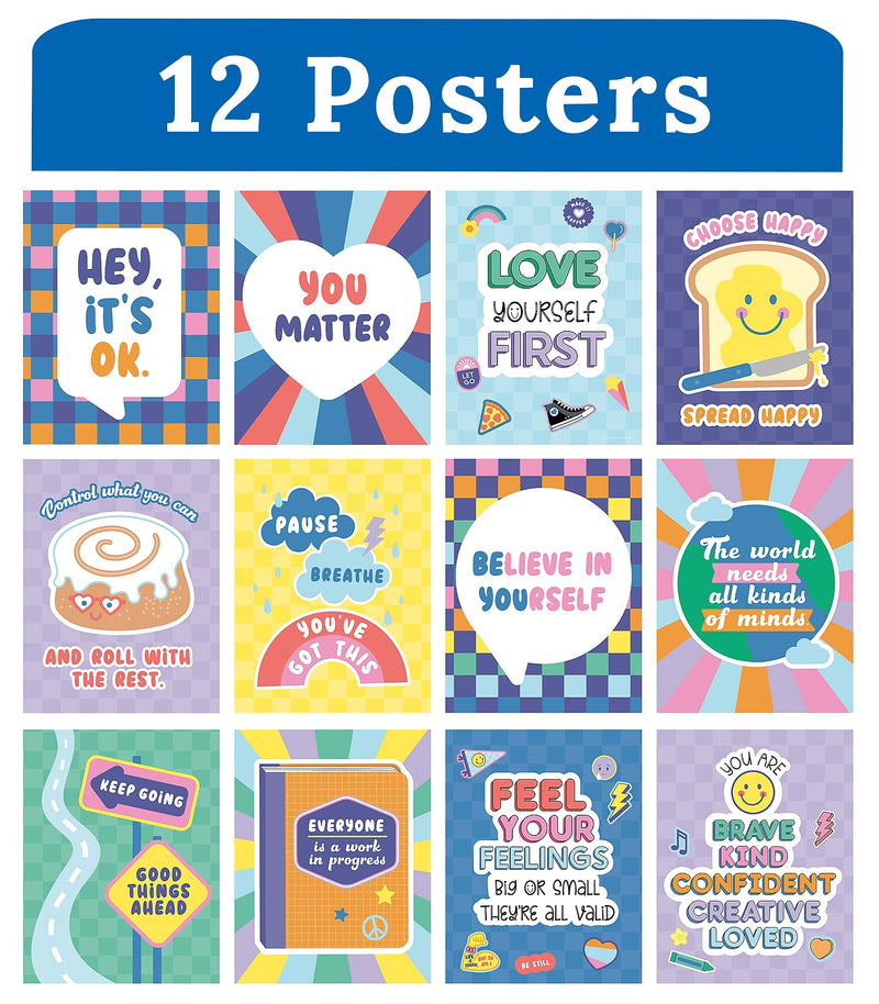 Carson Dellosa Education We Stick Together 8.5" x 11" Decorative Mini Posters 12/pack (106077)