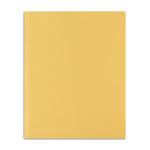 Staples Matte 2-Pocket Plastic Portfolio Folder with Fasteners, Yellow (55475)