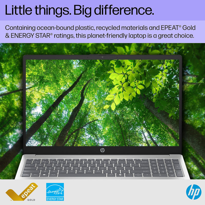 HP 15.6" LED Laptop, Intel Core i3-N305, 8GB RAM, 256GB SSD,+ 7 hours battery, Windows 11 (B42YPUA#ABA)