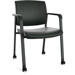 Workplace2.0 Health™ Esler Polyurethane Guest Chair, Black (WP62576)