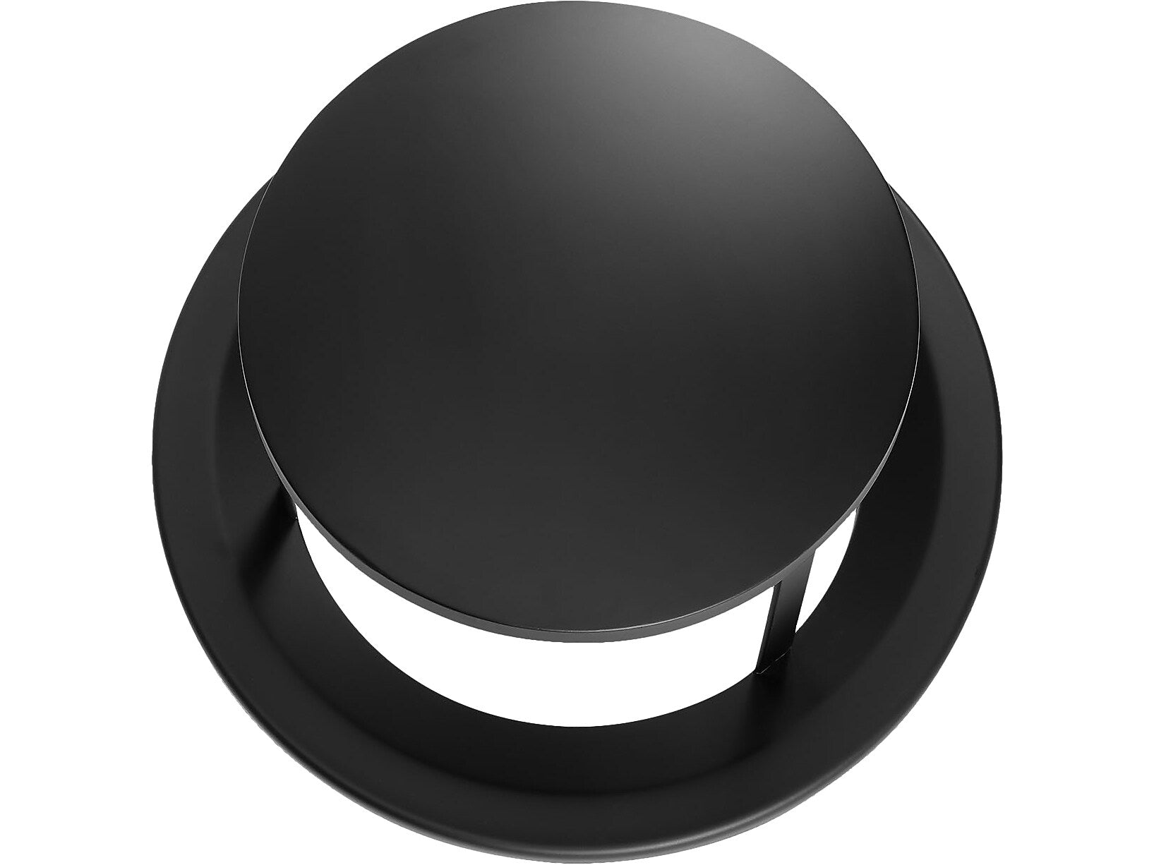Alpine Industries Rain Bonnet Lid, 32 Gallon, Round, Black (ALP4400-01-RB)