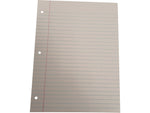 American Paper Wide Ruled Filler Paper, 8.5" x 11", 3-Hole Punched, 500 Sheets/Pack, 10/Carton (130P-CS)