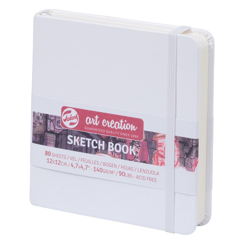 Talens Art Creation 4.7" x 4.7" Sketch Book, 80 Sheets/Book, 5/Bundle (TLN9314104M-5)
