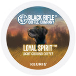 Black Rifle Coffee Company Loyal Spirit Coffee Keurig® K-Cup® Pods, Light Roast, 88/Carton (5000384042CT)