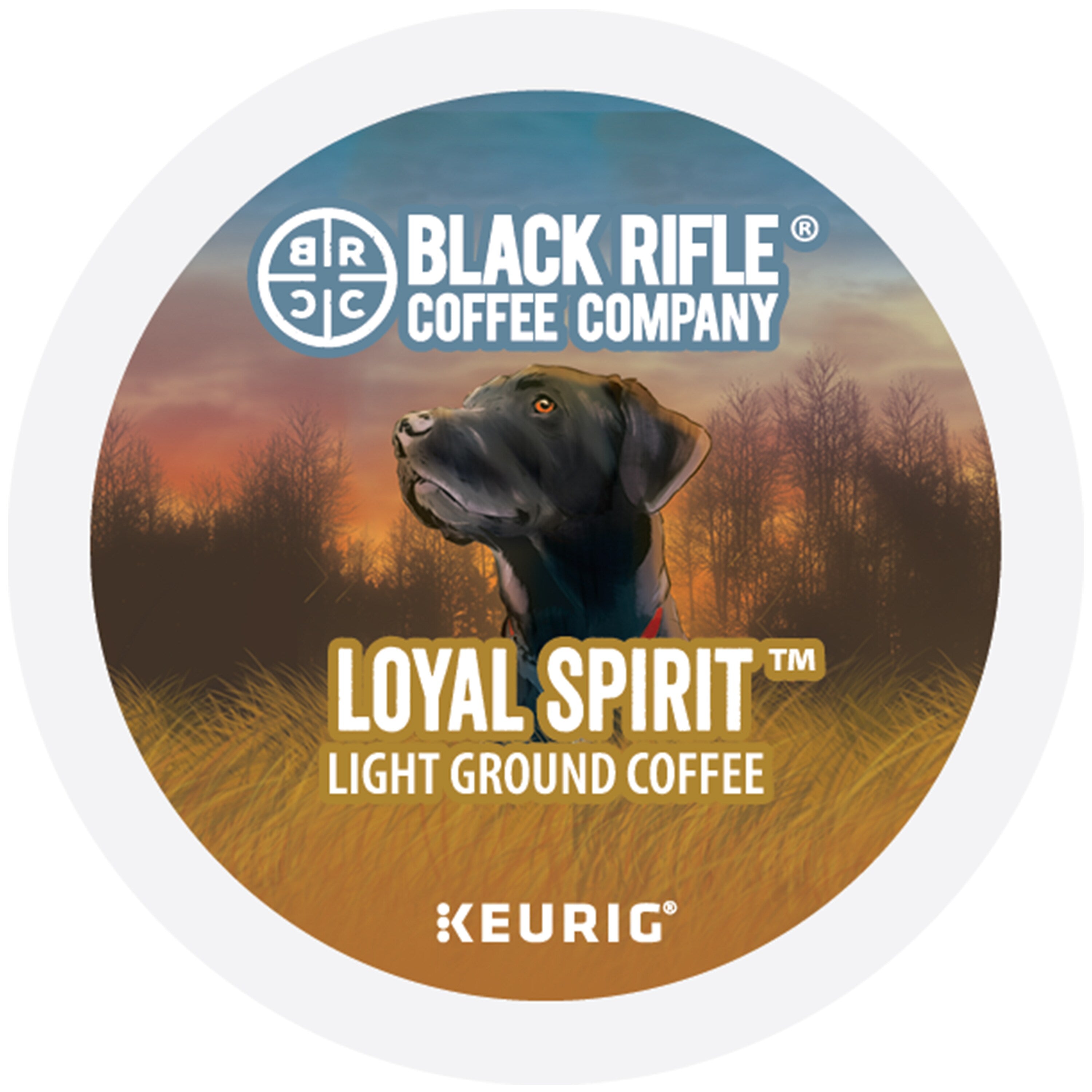 Black Rifle Coffee Company Loyal Spirit Coffee Keurig® K-Cup® Pods, Light Roast, 88/Carton (5000384042CT)