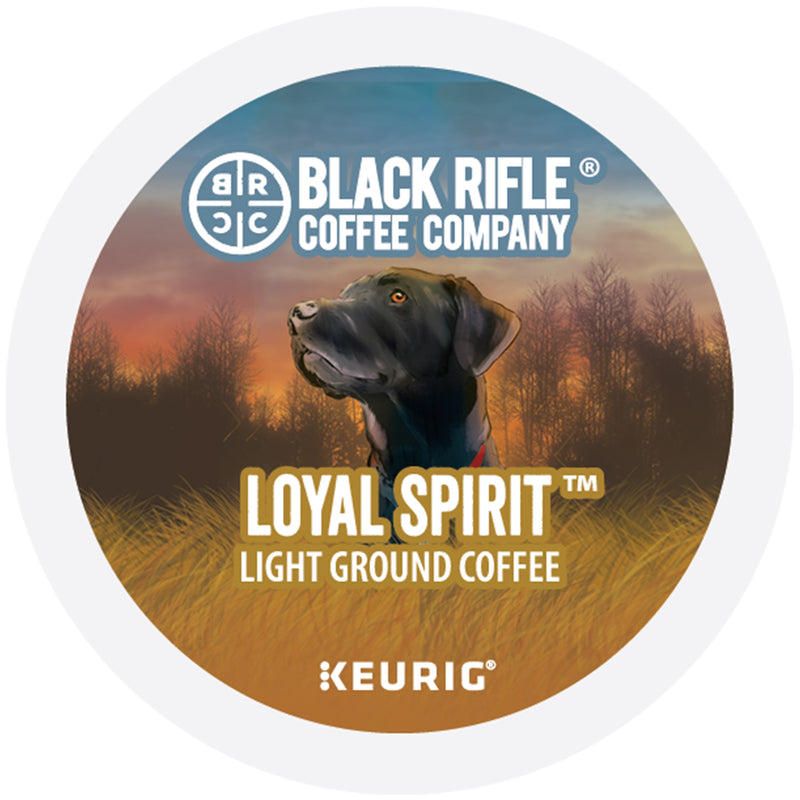 Black Rifle Coffee Company Loyal Spirit Coffee Keurig® K-Cup® Pods, Light Roast, 88/Carton (5000384042CT)