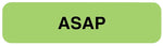 ASAP Label, 1-1/4" x 5/16"