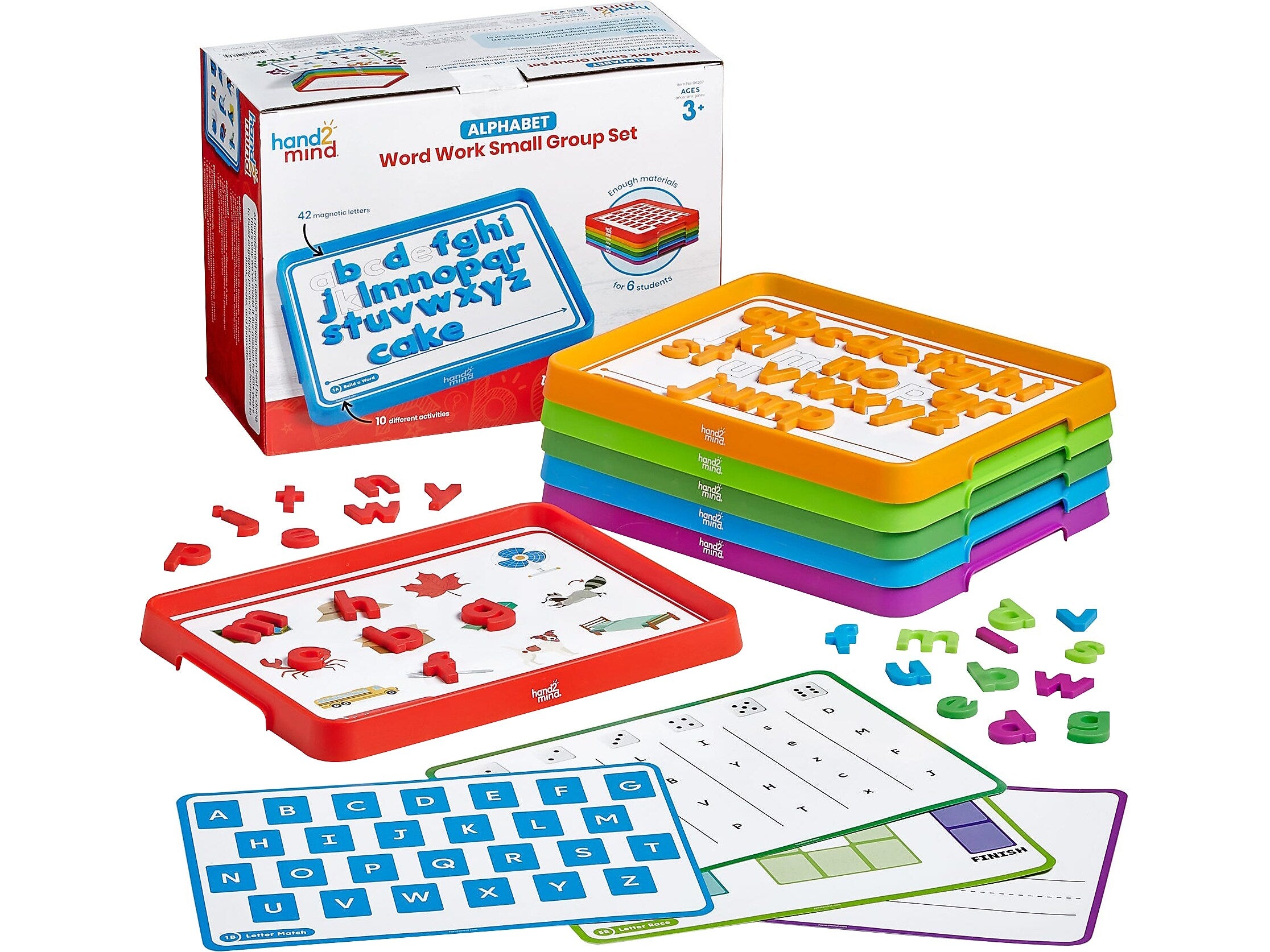 hand2mind Alphabet Word Work Small Group Set, Assorted Colors (96207)