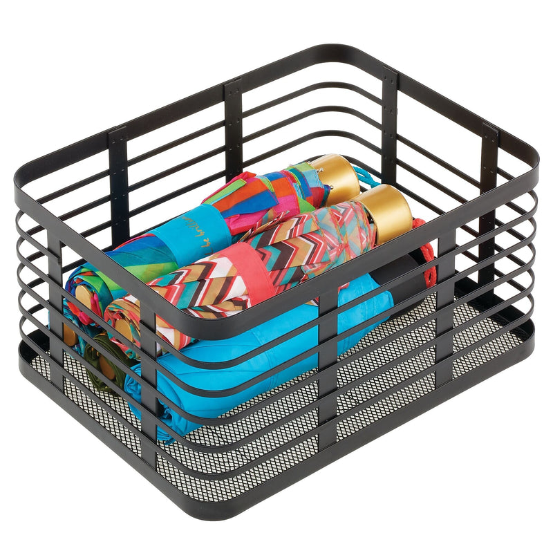 mDesign Steel Organizer, Matte Black (25930)