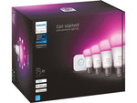 Philips Hue White Starter Kit, A19 16 Million Colors 10.5W E26 (563296)