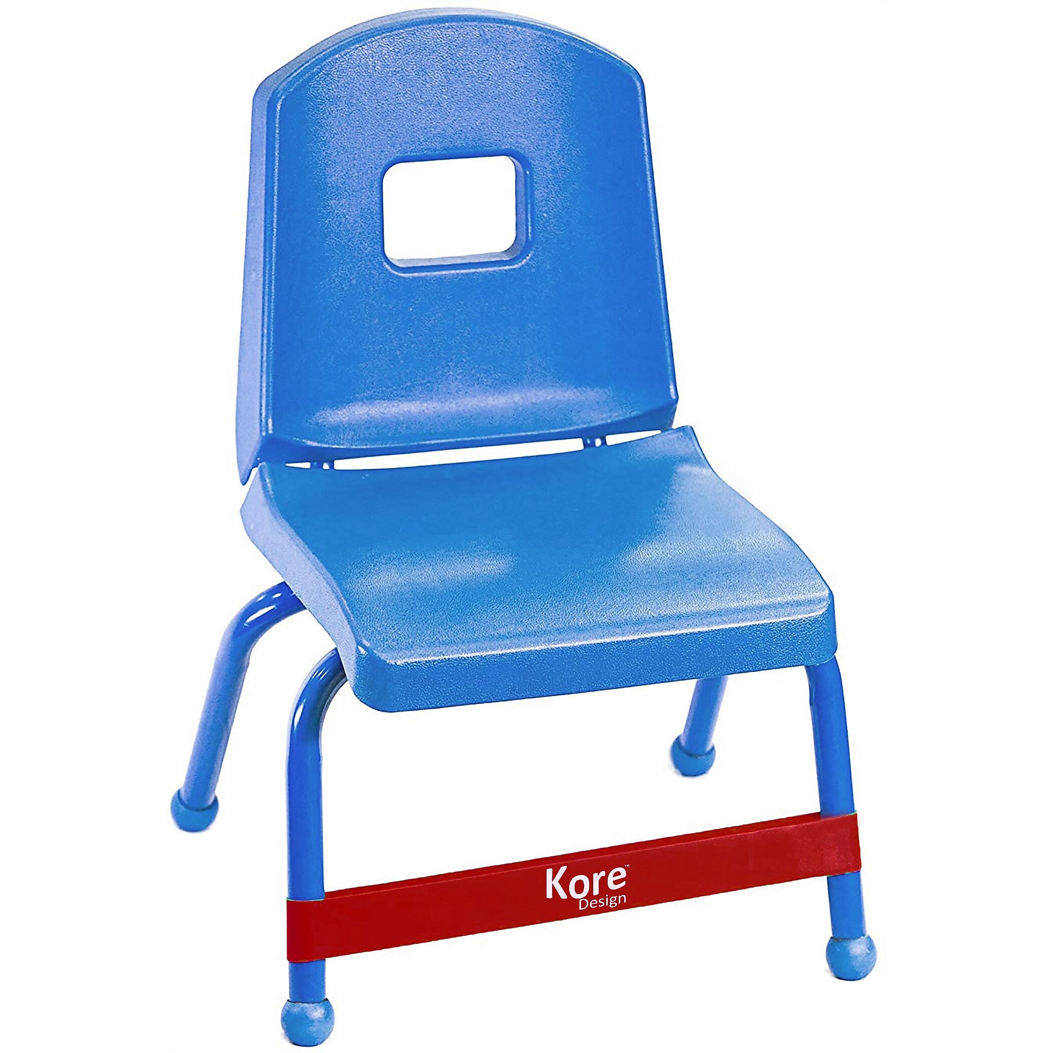 Kore Design Chair Fidget Latex Kick Bands, Red, 10/Pack (KD-KB1000)