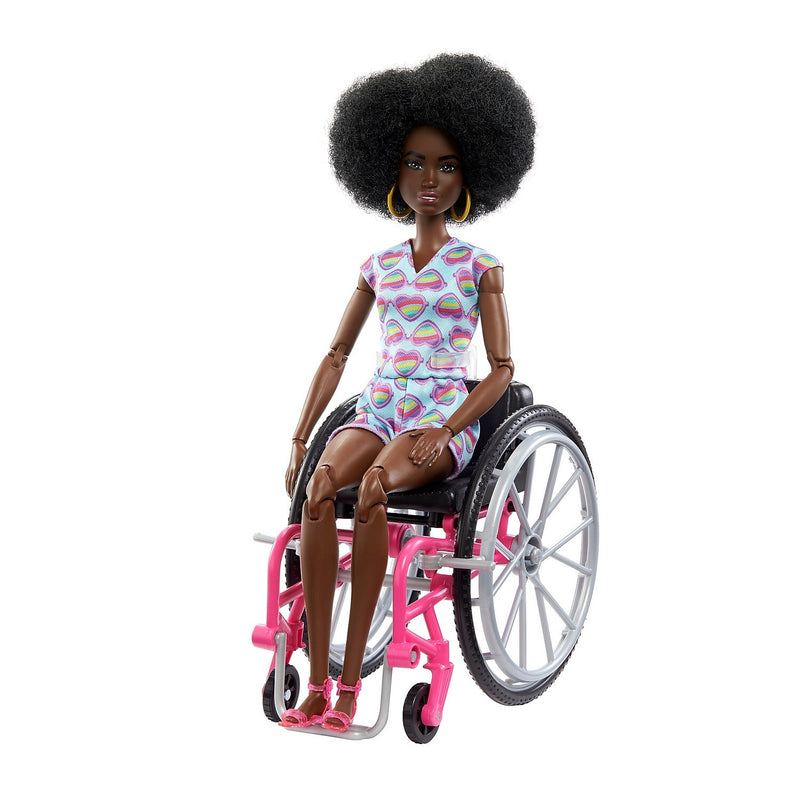 Mattel Barbie Fashionistas Doll With Wheelchair, Brown Hair, 2/Pack (HJT14)