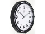 Infinity Instruments Skipper Wall Clock, Plastic/Glass, 16"Dia. (20309BK-4547)
