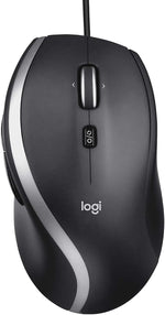 Logitech M500s Advanced Ergonomic Optical USB Mouse, Black (910-007476)
