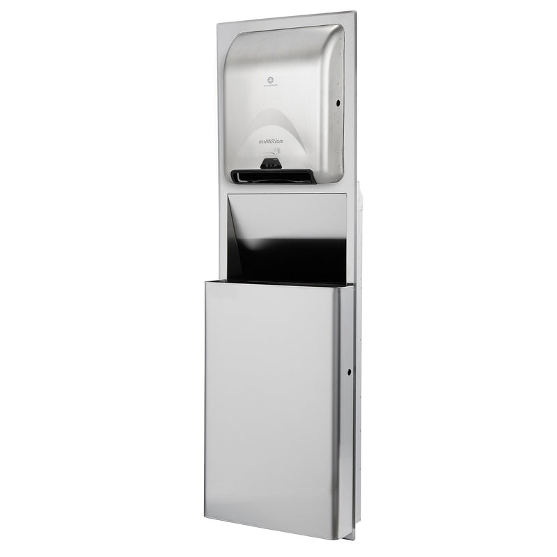 Georgia-Pacific PRO Indoor Trash Can w/ No Lid, Stainless Steel, 10 Gal. (59491)