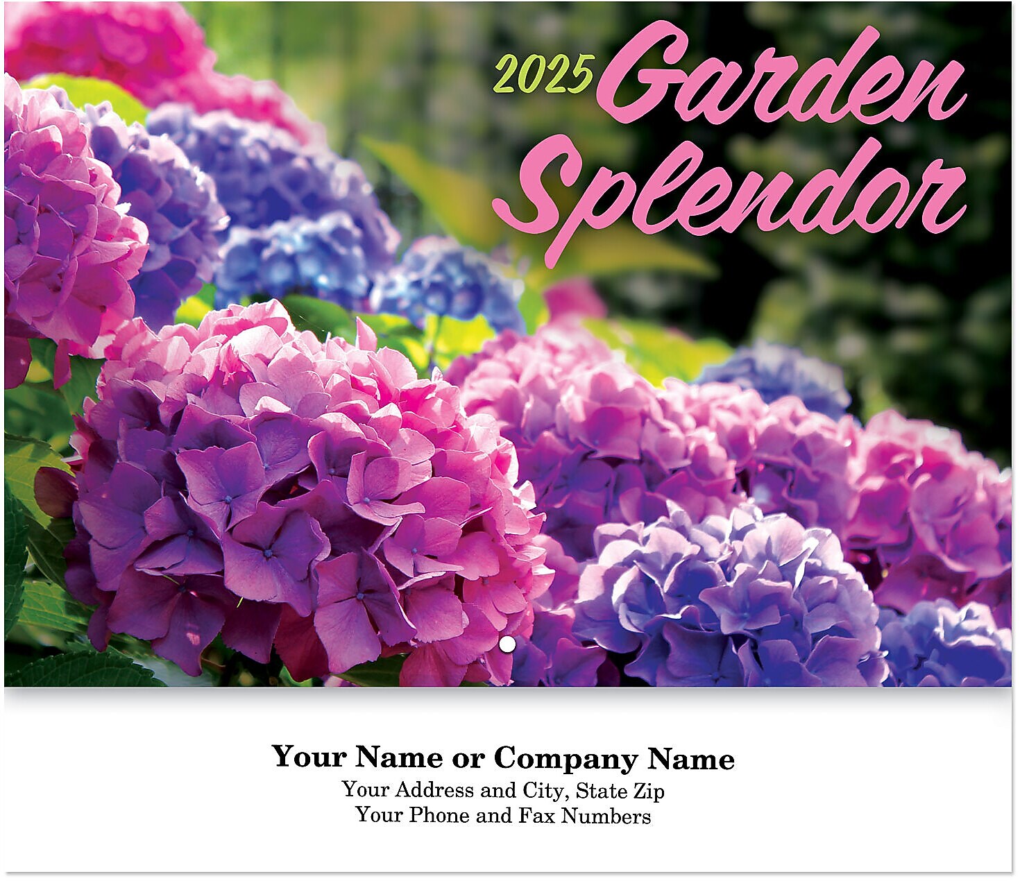 2025 Garden Splendor Wall Calendar Stapled, Qty 50