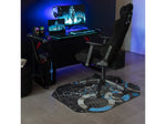 Anji Mountain Rug'd Refracted Carpet & Hard Floor Chair Mat, 36" x 48", Gray/Blue (AMB9112)