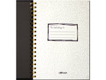 Carpe Diem 1-Subject Notebook, 7.5" x 9.75", Wide-Ruled, 80 Sheets, Black (9375-CD)