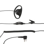 Cobra D-Style Earpiece for Cobra Performa 400/450 2-Way Handheld Business Radios, Black (0010098-1)
