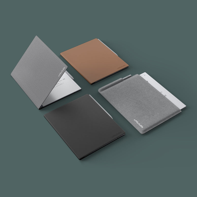 reMarkable Premium Leather 10.3" Book Folio for reMarkable 2, Black (RM312)