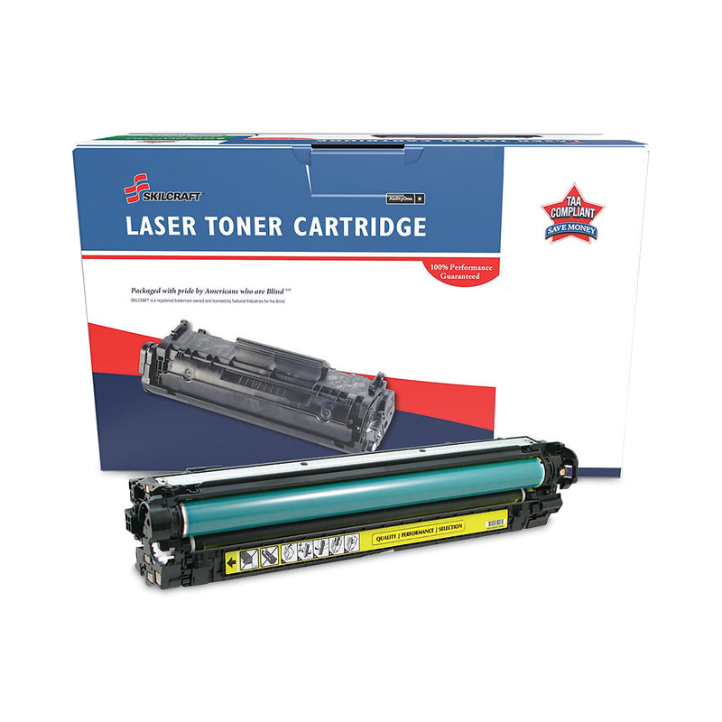 AbilityOne 7510016961583 Remanufactured CE272A (650A) Toner, 15,000 Page-Yield, Yellow (NSN6961583)