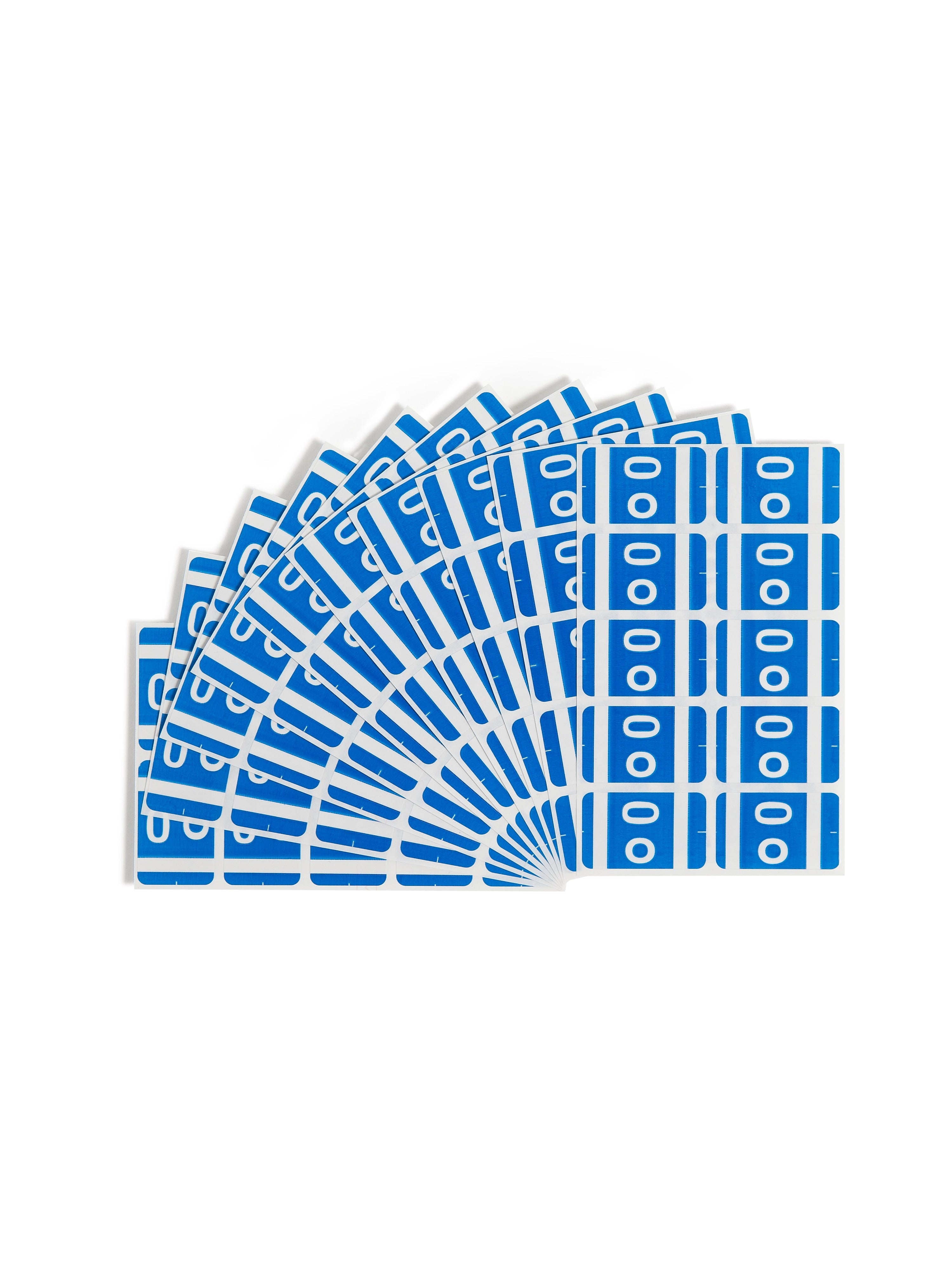 Smead AlphaZ ACCS Color-Coded Alphabetic Labels, O, Dark Blue, 100/Pack (67185)