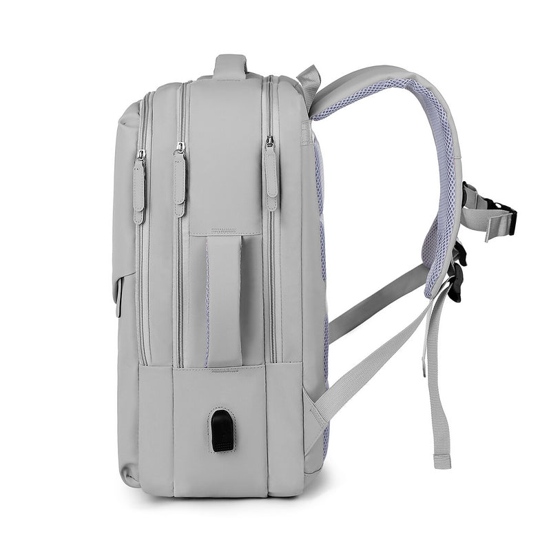 SaharaCase Multi-Compartment 16" Nylon Laptop Bag, Cool Gray (LT00100)
