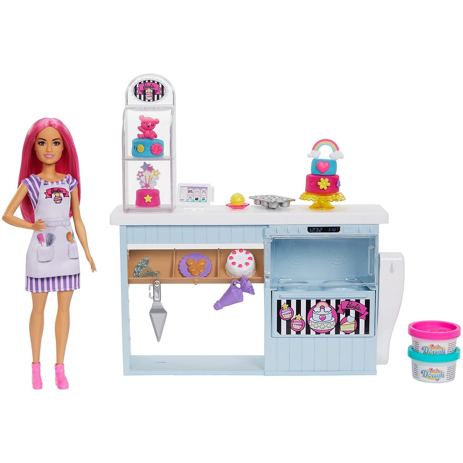 Mattel Barbie Doll Bakery Playset, 3/Pack (HGB73)