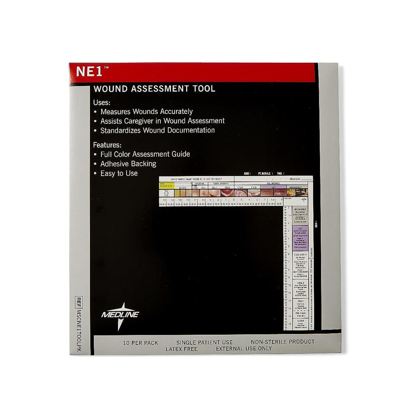Medline NE1 Wound Assessment Tool, 10/Pack (MSCNE1TOOLPK)
