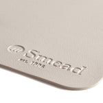 Smead Medium Vegan Leather Anti-Slip Desk Pad, 31.5" x 15.7", Sandstone (SMD64831)