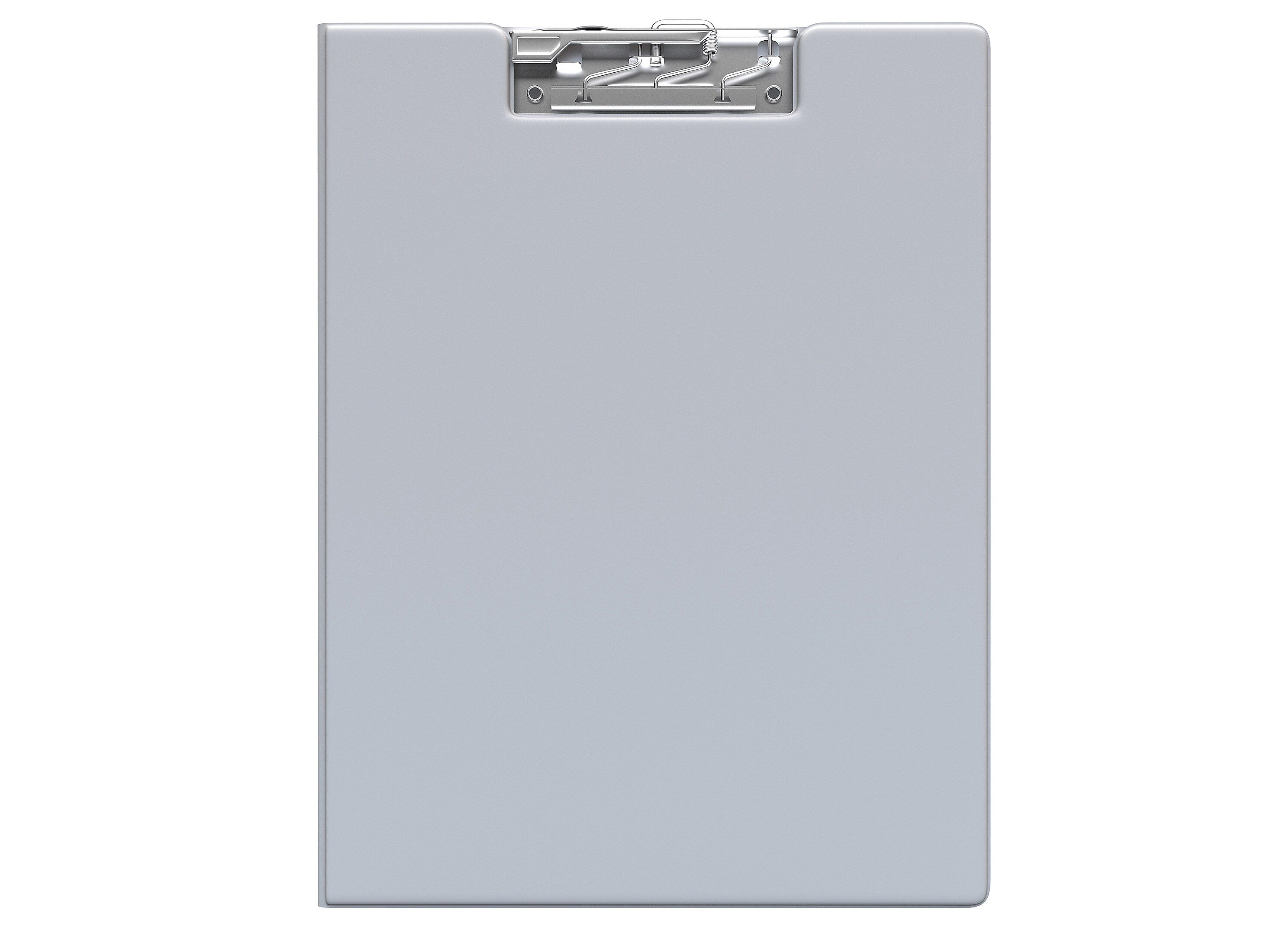 Davis Group Premium Polypropylene Clipboard, Letter Size, Gray, 10/Pack (4511-07-10)