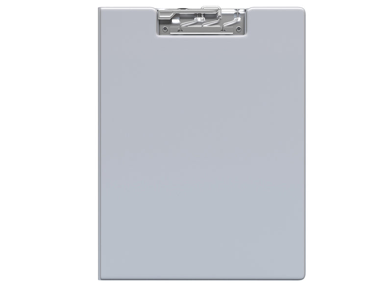 Davis Group Premium Polypropylene Clipboard, Letter Size, Gray, 10/Pack (4511-07-10)