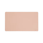 Smead Small Vegan Leather Anti-Slip Desk Pad, 23.6" x 13.7", Light Pink (64839)