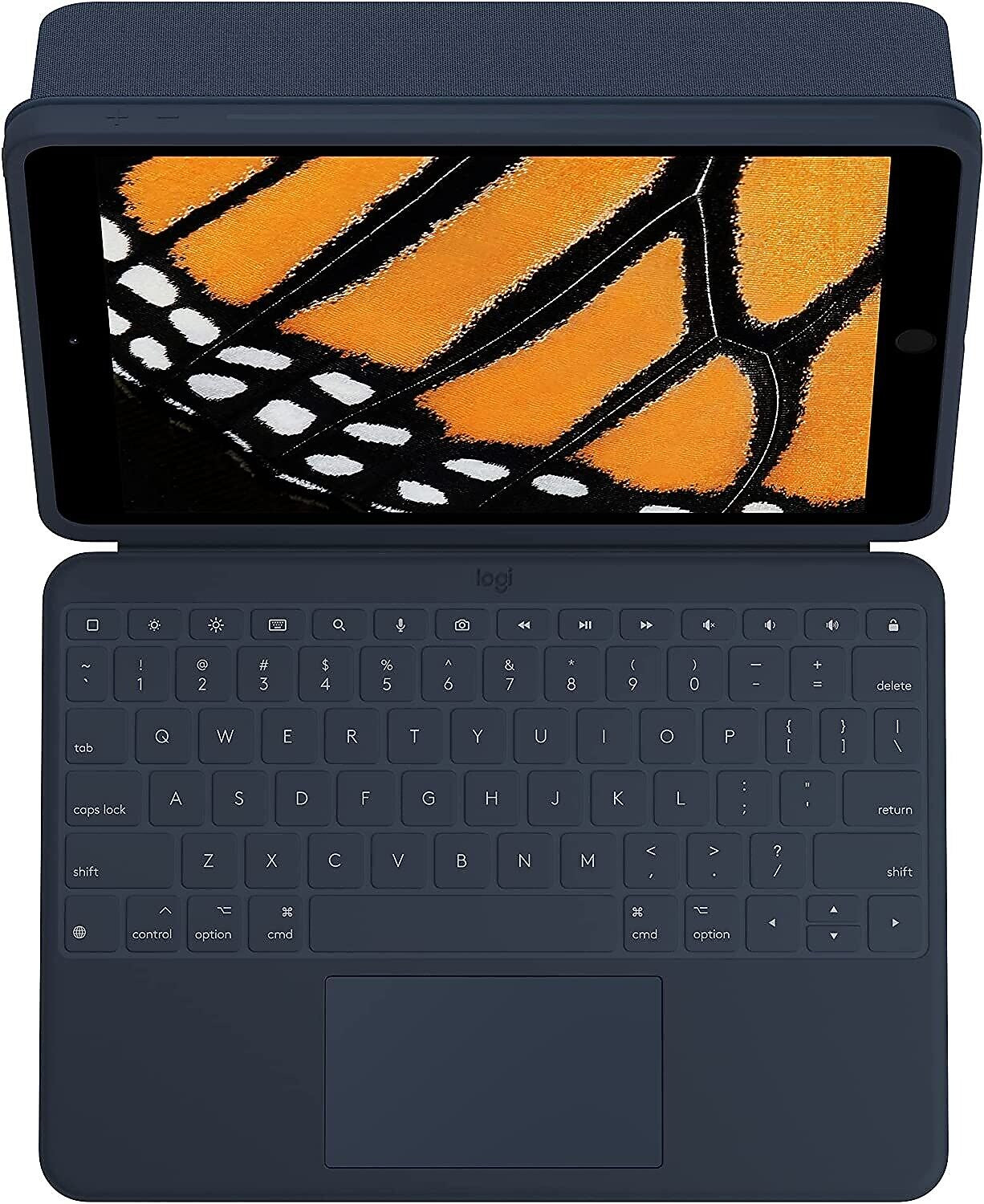 Logitech Rugged Combo 3 iPad Keyboard Case for iPad 7th/8th/9th Gen (920-009320)