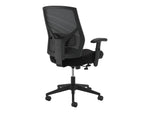 HON Crio High-Back Task Chair, Mesh Back, Adjustable Arms, Adjustable Lumbar, Black Leather (BSXVL581SB11T)