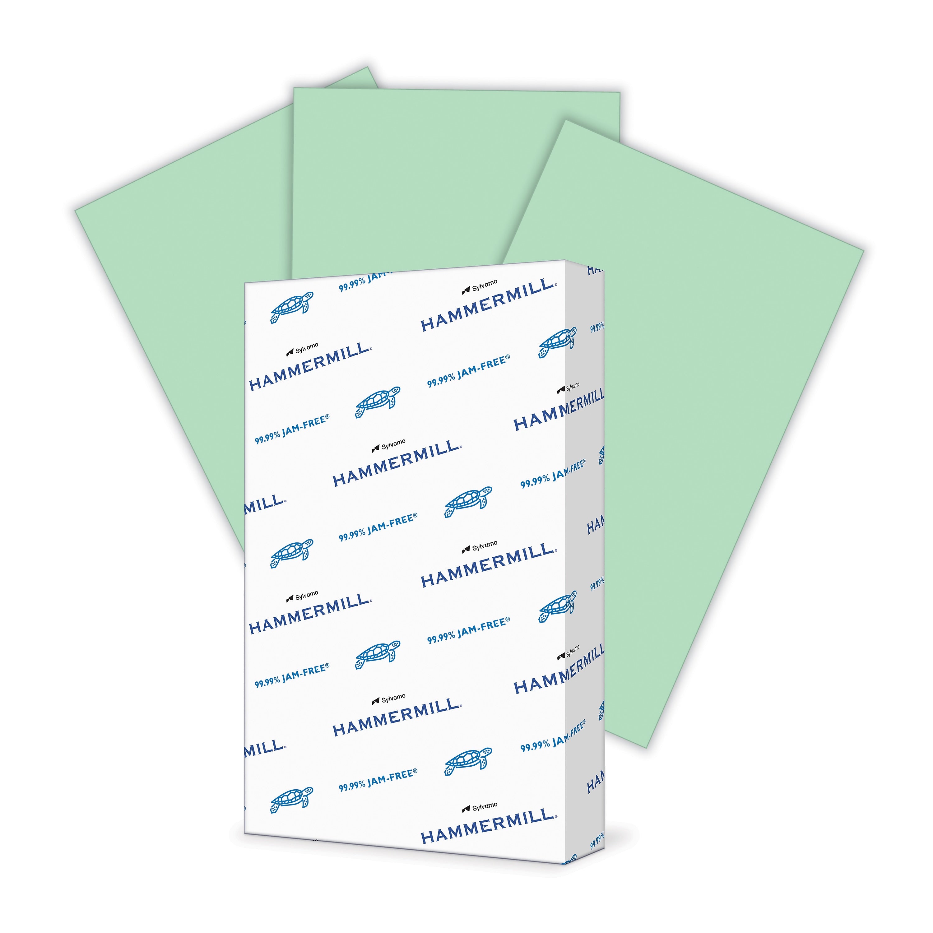 Hammermill Fore MP Colors Multipurpose Paper, 20 lbs., 8.5" x 14", Green, 500 Sheets/Ream (103374)