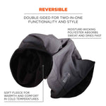 Ergodyne N-Ferno 6491 Insulated Neck Gaiter, Light Gray Fade, One Size (42322)