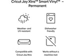 Cricut Joy Xtra Smart Vinyl Die Cutting Permanent Vinyl, Champagne (2010379)