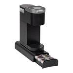 Mind Reader Plastic Coffee Pod Storage Drawer For 12-14 Capacity, Black (TRY03-BLK)
