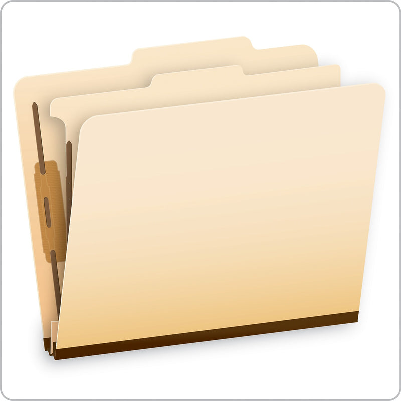 Pendaflex Classification Folder, 1-Dividers, 1 3/4" Expansion, Letter Size, Manila, 10/Box (23700P)