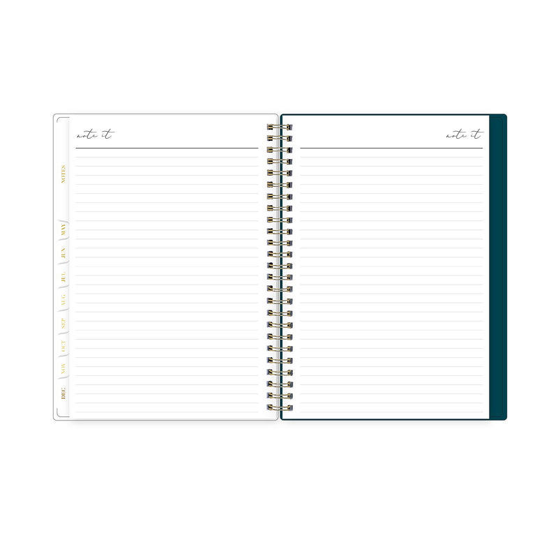2026 Blue Sky Life Note It Dania 5.875" x 8.625"  Weekly & Monthly Planner, Plastic Cover, Multicolored (139478-26)